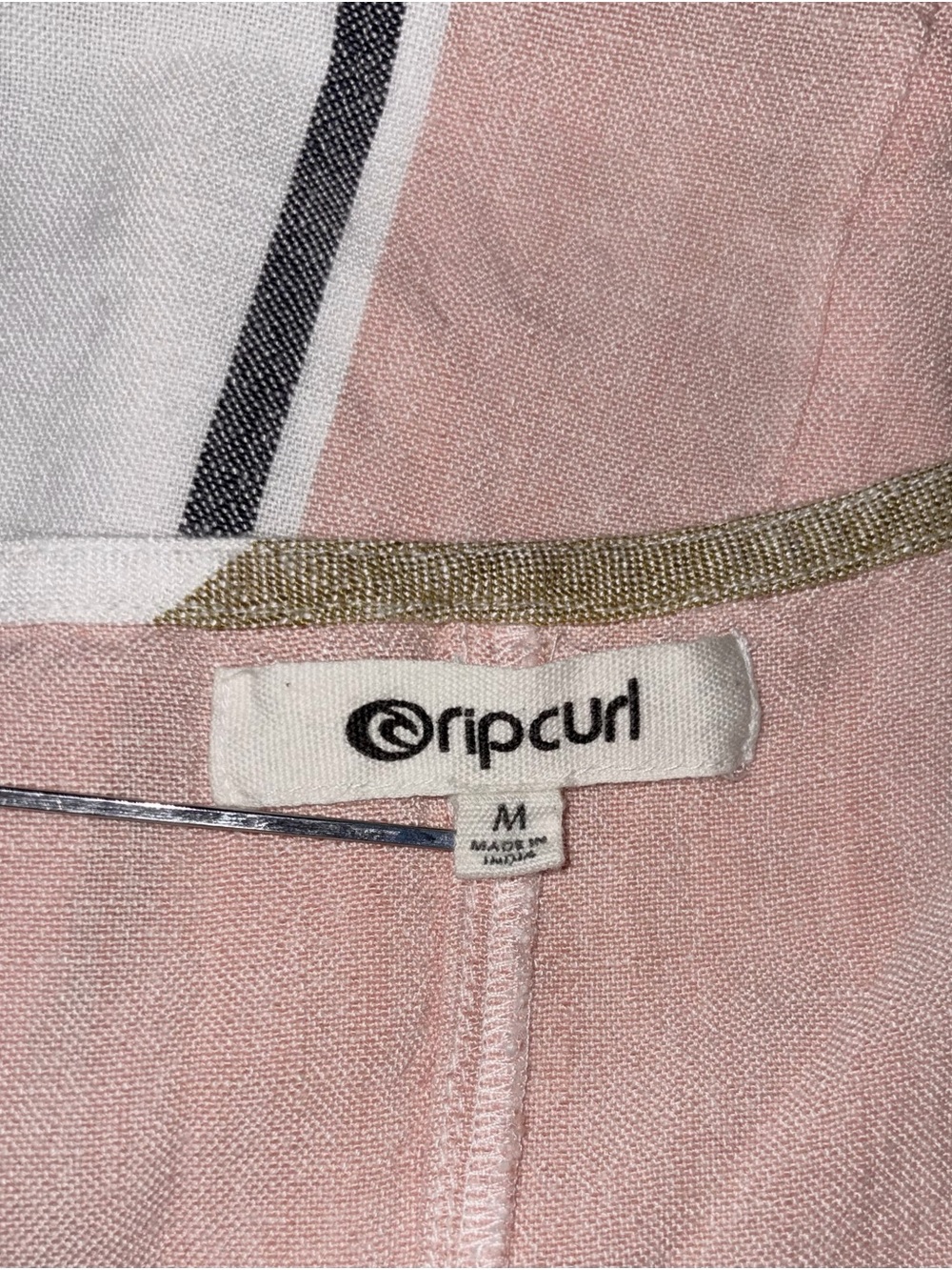 Rip Curl Striped Spaghetti Strap Mini Sundress Size Medium - Picture 8 of 10